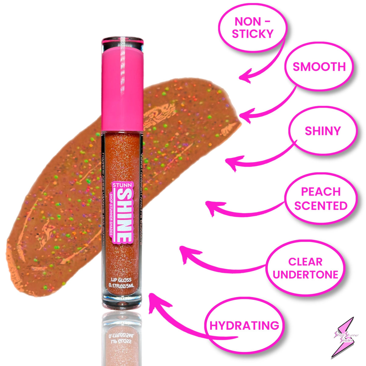 STUNN SHINE: Holographic Glitter Chocolate Lipgloss – Shop Stunner