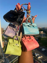 Load image into Gallery viewer, Mini Croc Style Purse with Keychain