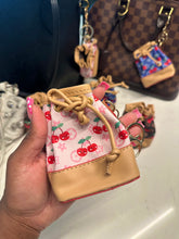 Load image into Gallery viewer, Mini Bucket Bag with Keychain