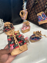 Load image into Gallery viewer, Mini Bucket Bag with Keychain