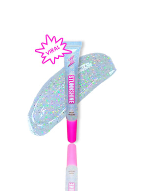 STUNN SHINE: Holographic Sparkling Lipgloss (Long Squeeze Tube)
