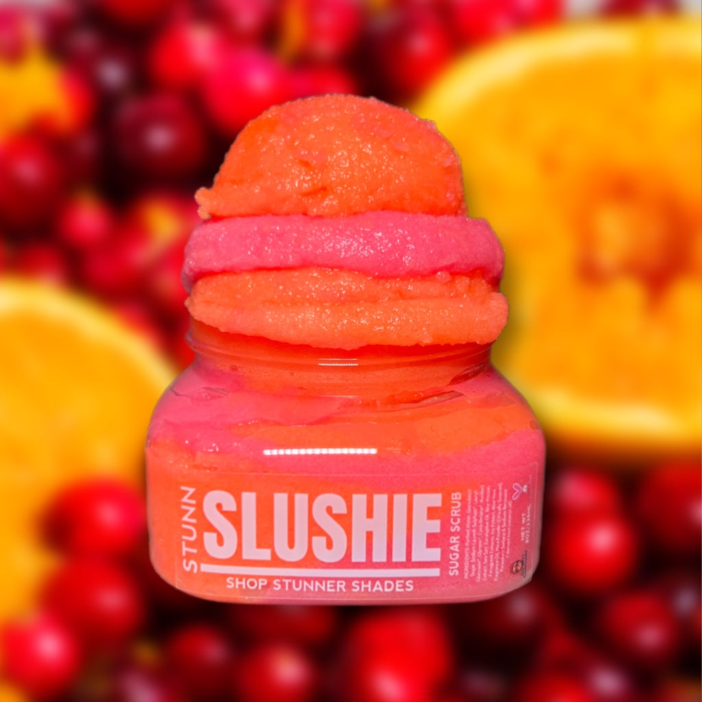 “Sweet Mandarin Cranberry” Slushie Scrub